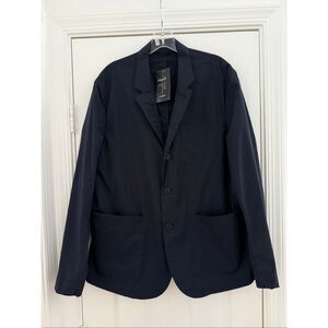 Proof Lightweight Travel Blazer Navy Single Breasted Notched Lapel Jacket XL NWT